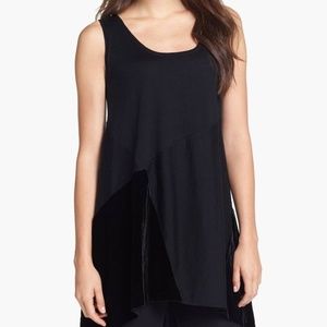 Eileen fisher Wool & Velvet Sleeveless Tunic M